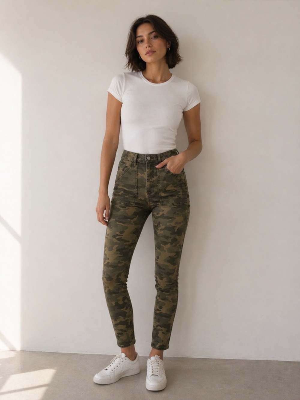 GAP High Rise Universal Legging Jeans – Size 12 - Camo - Picture 1 of 10